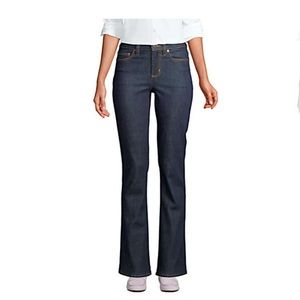 EUC Lands End Bootcut Jeans - Dark Wash